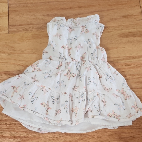 Little Lass White Floral Dress with Pink Bike Shorts 2T - Picture 17 of 17